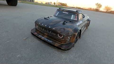 Arrma Infraction speed run Castle Creations MMX8S