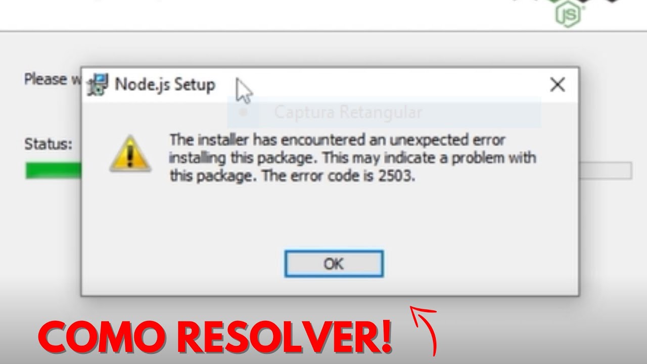 Error Code 2503 COMO RESOLVER O ERRO 2503 AO INSTALAR QUALQUER PROGRAMA NO WINDOWS! 🚀💻 ...