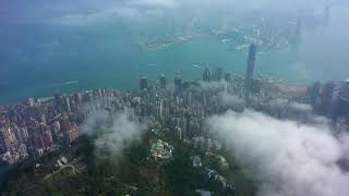 山頂花園 Victoria Peak Garden |  |山頂| The Peak | 航拍香港| Aerial Hong Kong |