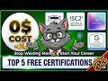 Top 5 FREE Cybersecurity Certifications &amp; Learning Platforms in 2026