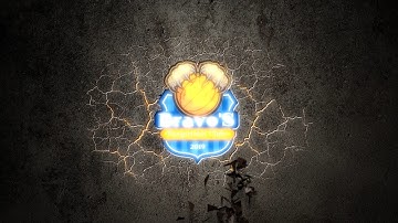 gaming intro maker for a logo reveal with fire animations 1432