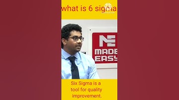 what is concept of 6 sigma best interview  of mechanical engineering ||#shorts #upsc #ese #video