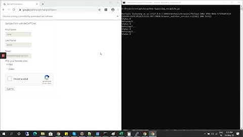 bypassing CAPTCHA   Demo