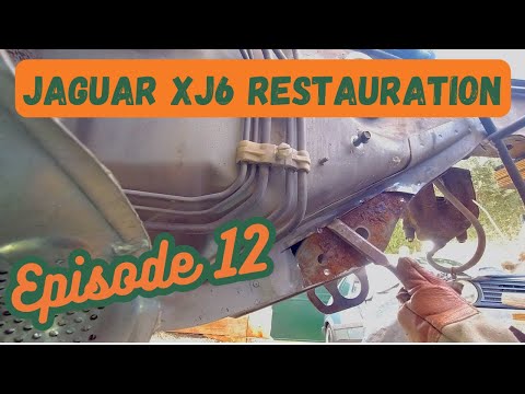 Restauration de ma Jaguar XJ6, Épisode 12. À ce niveau de rouille elle devrait aller à la casse...