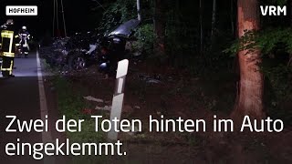 Unfall Mit Drei Toten Bei Hofheim Youtube
