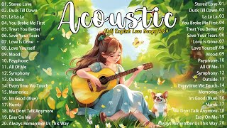 Best Chill English Acoustic Love Songs 2024🎈 Morning Acoustic Songs 🎈 Positive  Music Playlist Lyric