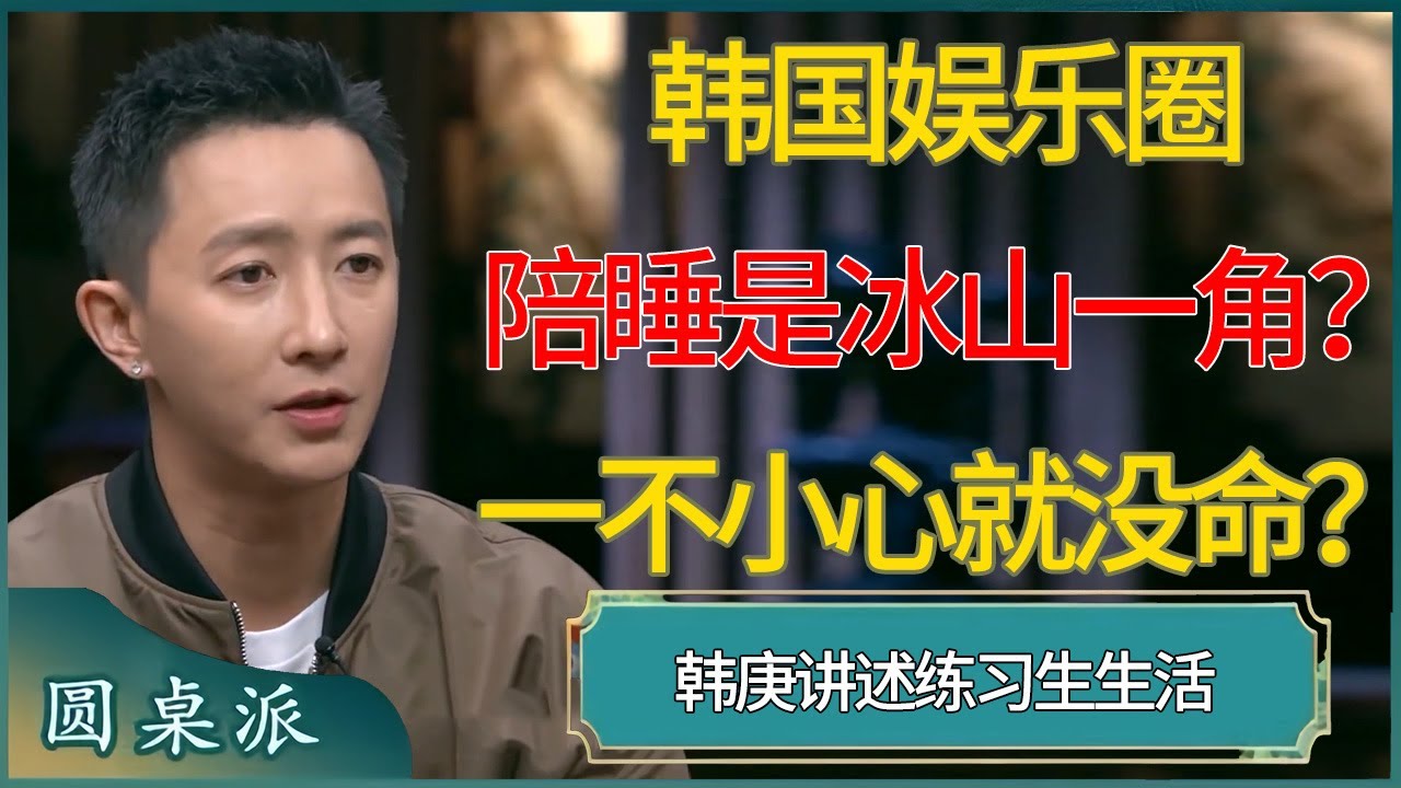 韩国娱乐圈，陪睡只是冰山一角？一不小心就没命？#窦文涛 #梁文道 #马未都 #周轶君 #马家辉 #许子东 #圆桌派 #圆桌派第七季