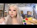 Asmr dumb btch girl eats your paint in art class realistic not real paint 