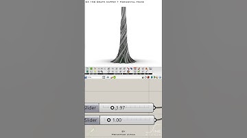 Grasshopper - EX 156 - Graph mapper + Horizontal frame