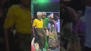 GrandMa decided to show her dancing skills on stage....omo everywhere scatter