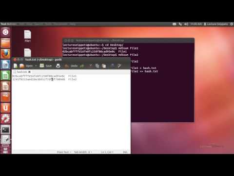 Ubuntu 12.04 Forensics - md5sum, sha1sum, and sha256sum