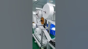 N95 face mask making machine with built in nose bridge
