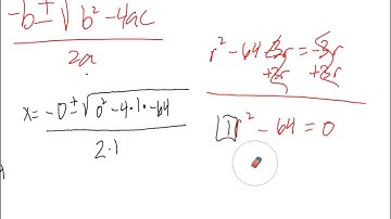 Quadratic Formula with integer solutions
