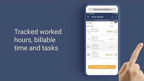 Timesheet Express - Track Worked Hours, Tasks and Billable Time