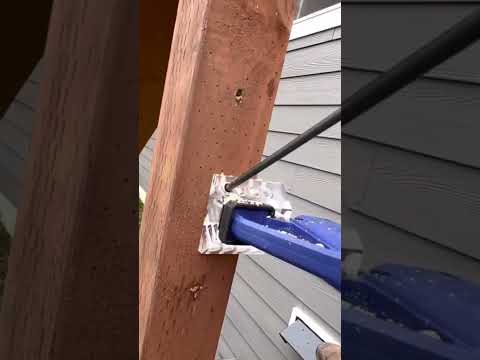 Install cable handrail