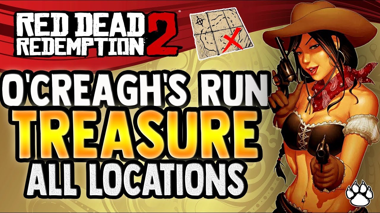 Red Dead Redemption 2 Online O Creagh S Run Treasure Map