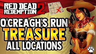 ❌ Red Dead Redemption 2 Online 💰 O'CREAGH'S RUN Treasure Map Location - All Locations - RDR2