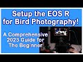 Setup the canon eos r for bird photography a comprehensive 2023 guide with an inthefield demo