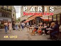 Paris Walking tour - Summer 2021 [UHD]