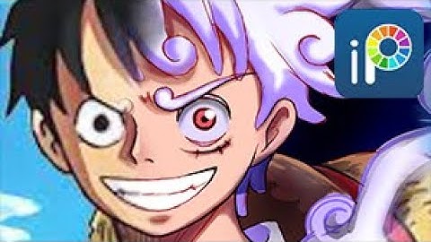 Drawing JOY BOY Luffy Gear 5 in ibisPaint x