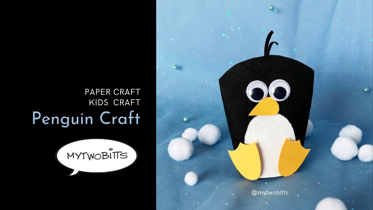 Penguin Craft Kids Craft Toilet Paper Craft YouTube