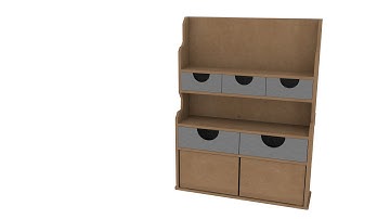 How to Construct Kaisercraft BTP Storage Hutch (SB2246)