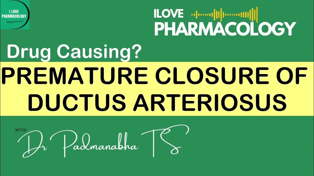 premature-closure-of-ductus-arteriosus-pharmacology
