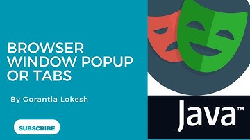 Part 17: Browser Window Popup or Tabs in Playwright Java | #playwright #java
