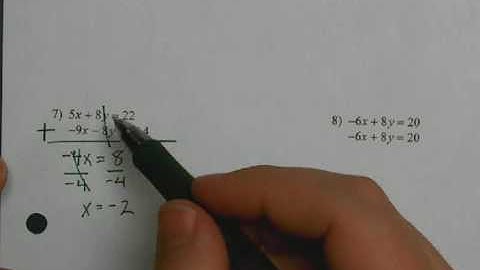 Lesson 7.3/8.3 Solving systems by elimination