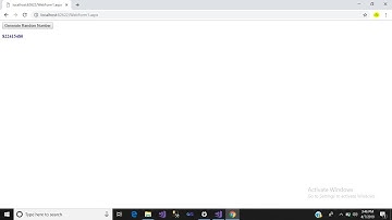 HOW TO GENERATE RANDOM NUMBER IN ASP.NET AND C#