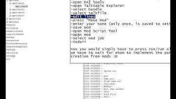 DAI Tools: Mini tutorial in mod making