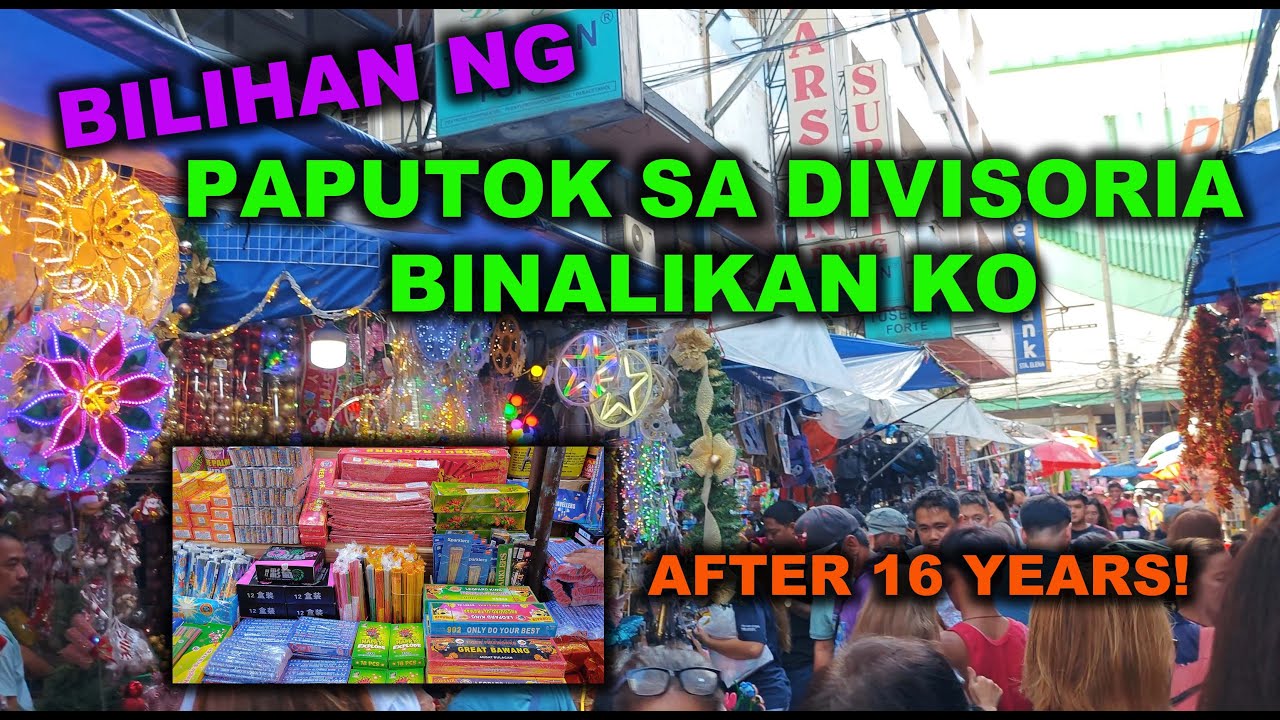 Bilihan ng Paputok sa Divisoria Meron pa ba?  stash sa divisoria pwede?