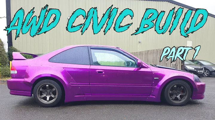 AWD CONVERSION WIDEBODY TURBO CIVIC PART 1 **FWD2AWD GEARBOX BUILD**