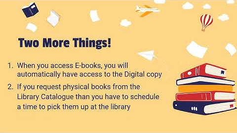 How to Access E books and the Library Collection