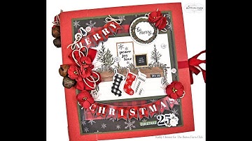 Button Farm Club Carta Bella Farmhouse Christmas Album Reveal
