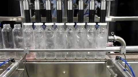 Complete Filling, Capping and Labeling Line by Acasi Machinery