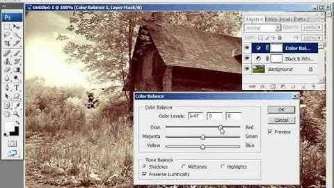 Split Toning and B&W Photoshop Tutorial