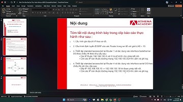 THỰC HÀNH CHƯƠNG 9 - CCNA CẤU HÌNH STANDARD ACCESS-LIST.