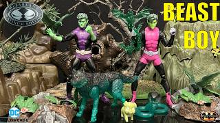 McFarlane DC Multiverse Beast Boy SDCC UCC PLATINUM Action Figure Review & Comparison