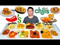 Trying Chili's ENTREE MENU! $100 Taste Test!