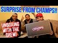 Champs Sports Sneaker Unboxing with the QREW!