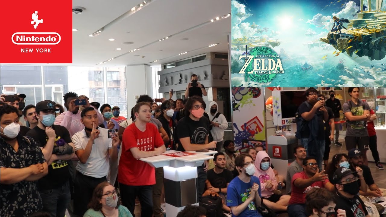 LIVE REACTION TO ZELDA TEARS OF THE KINGDOM 9/13/22 NINTENDO NY - YouTube