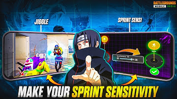 Make Your Own SPRINT Sensitivity in BGMI (No one knows this Secret 🔥)