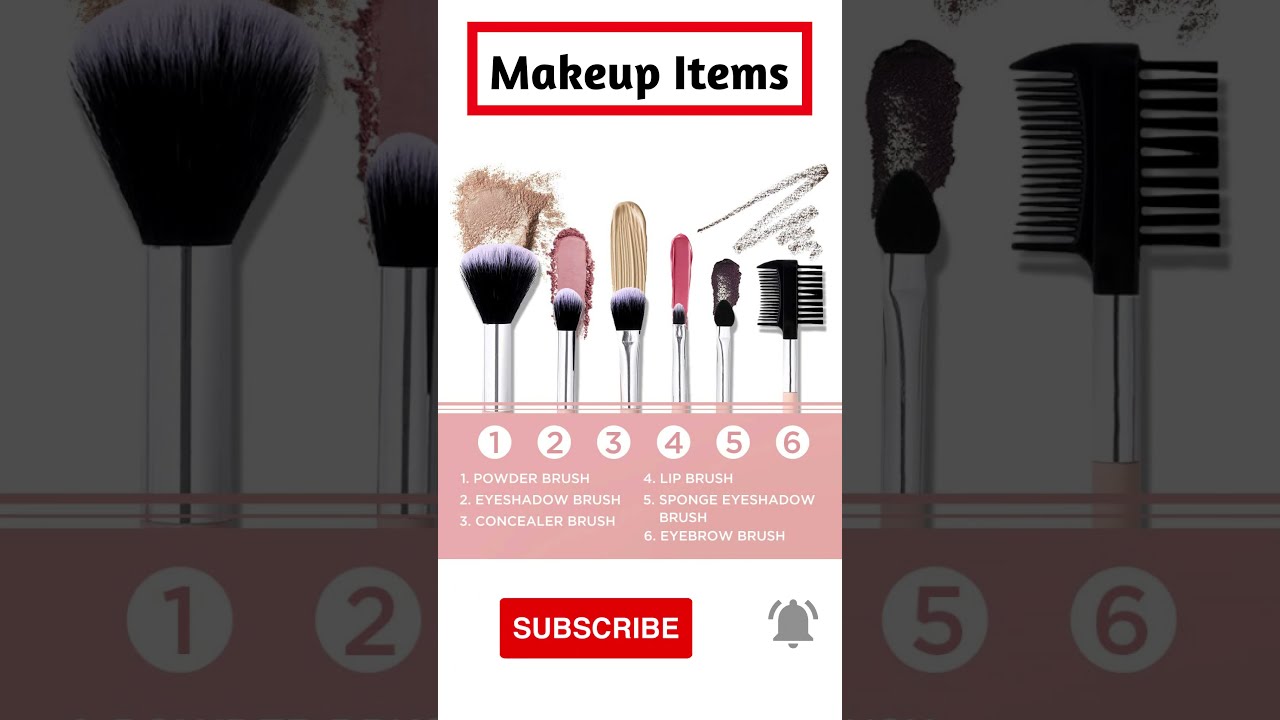 MINISO Makeup Brush set 7PCS coral orange