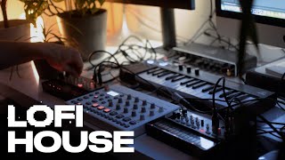 LOFI House Jam w/ Elektron Model Samples, Korg Volca Keys & FM