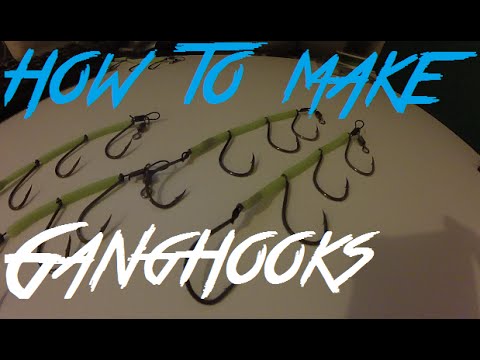 How to make gang hooks EASY 