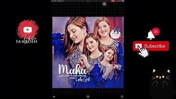 How to make font glow (App Phonto)👈🏻👆🏻