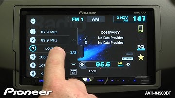 How To - AVH-X4500BT FM/AM Radio Tuner Functions