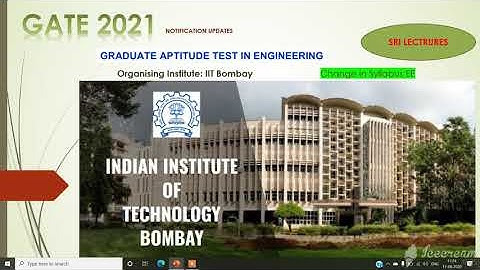GATE 2021 SYLLABUS  FOR ELECTRICAL  ENGINEERING #GATE2021 #GATE2021EEE #IITBOMBAY #EESYLLABUSCHANGE