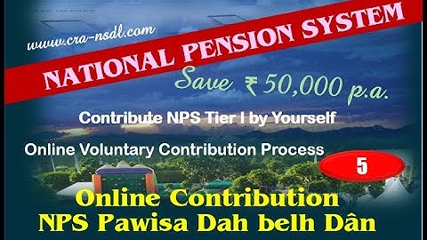 NPS/5.Online Contribution/National Pension System/Contribution Dah Belh Dân/New Pension Scheme